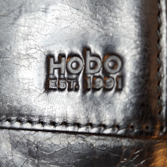 HOBO Black Leather Wallet Clutch - Picture 4 of 12